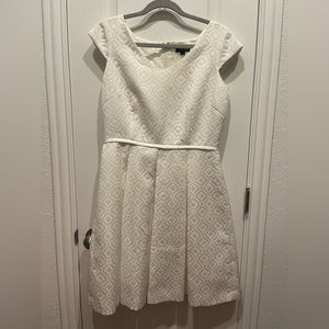 Tahari White Dress Size 8